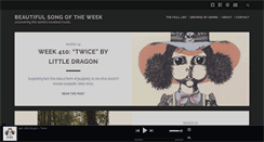 Desktop Screenshot of beautifulsongoftheweek.com